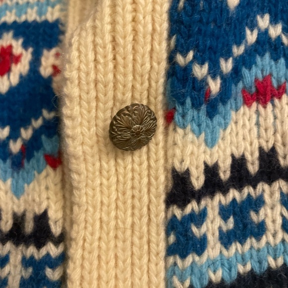 Frances Valentine Ella Fair Isle Knit Cardigan small - Picture 3 of 9